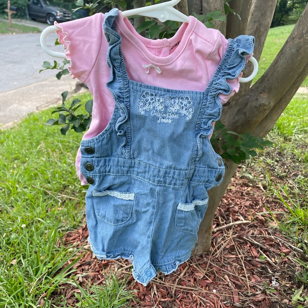 Calvin Klein Baby Girl Jean Jumper 6/9months